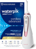 Waterpik Cordless Advanced Portable Water Flosser, Rechargeable, White
