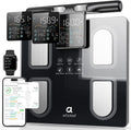 Arboleaf 8-Electrode Body Composition Scale with Handle Display, Black