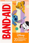 BAND-AID Brand Adhesive Bandages, Classic Disney, Assorted Sizes, 20 Count