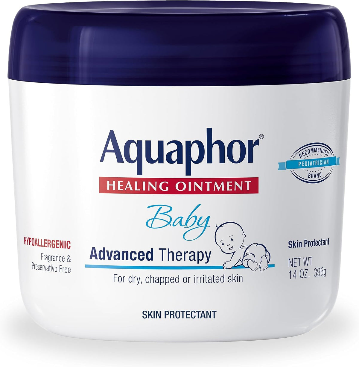 Aquaphor Baby Advanced Therapy Healing Ointment Skin Protectant, 7 OZ