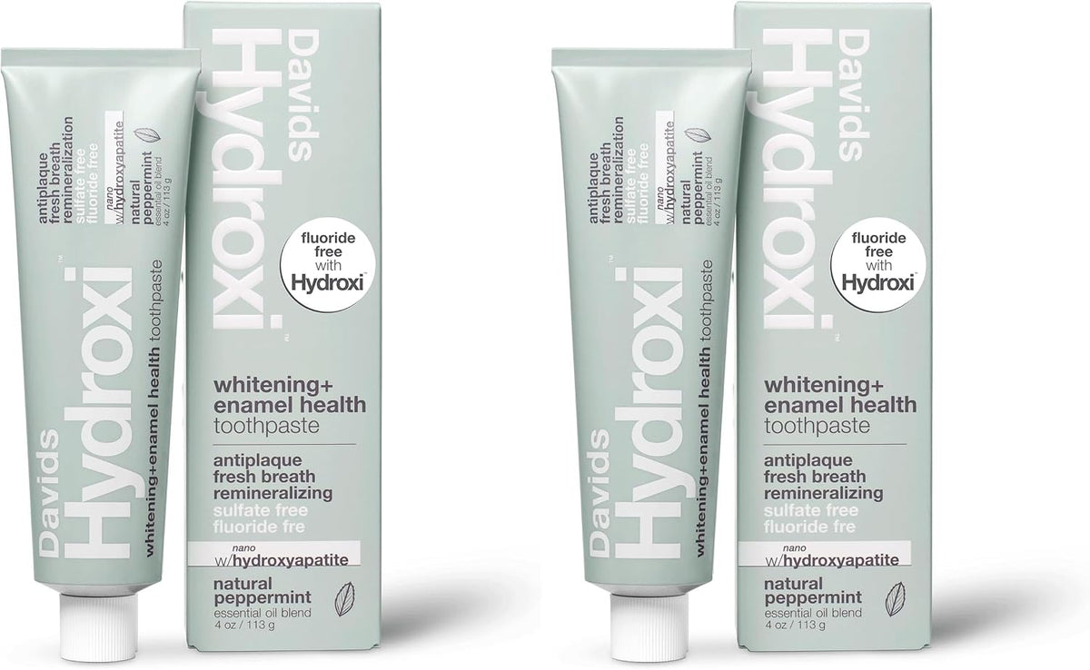 Davids Nano Hydroxyapatite Toothpaste Sensitive + Whitening Peppermint 4oz