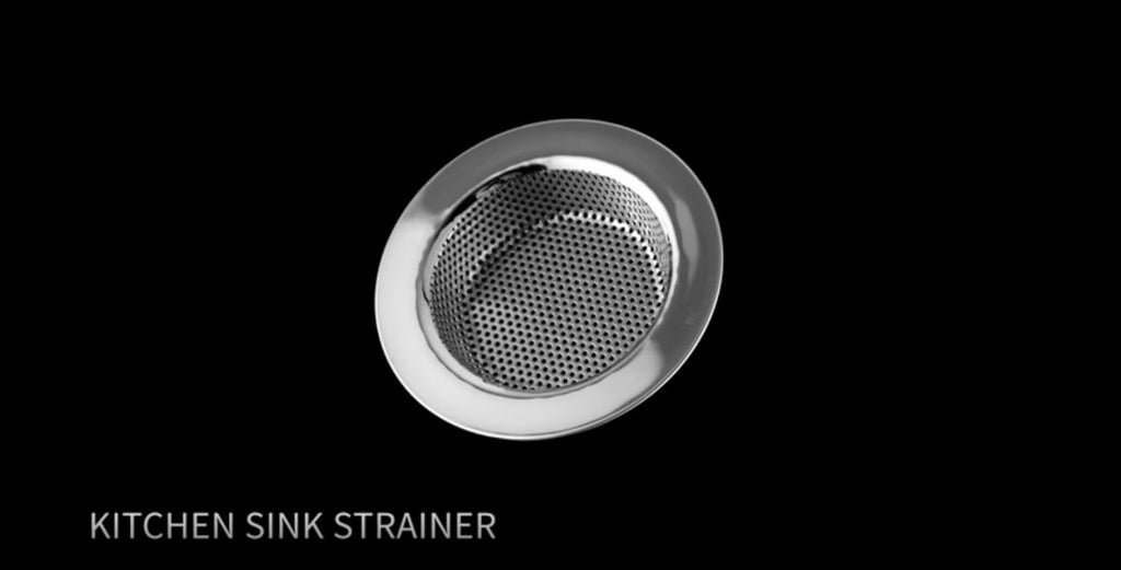 Kitchen Sink Strainer Stainless Steel, LASSHSWA Kitchen Sink Drain Strainer, Sink Strainers for Kitchen Sinks with Large Wide Rim 4.5" Diameter (2 Pack)