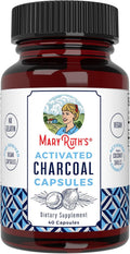 MARYRUTH'S Activated Charcoal Capsules, 950 mg, Non-GMO, Vegan, 40 Count
