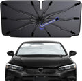 2026 Windshield Sun Shade Umbrella, Foldable Car Sunshade, 99% UV Block