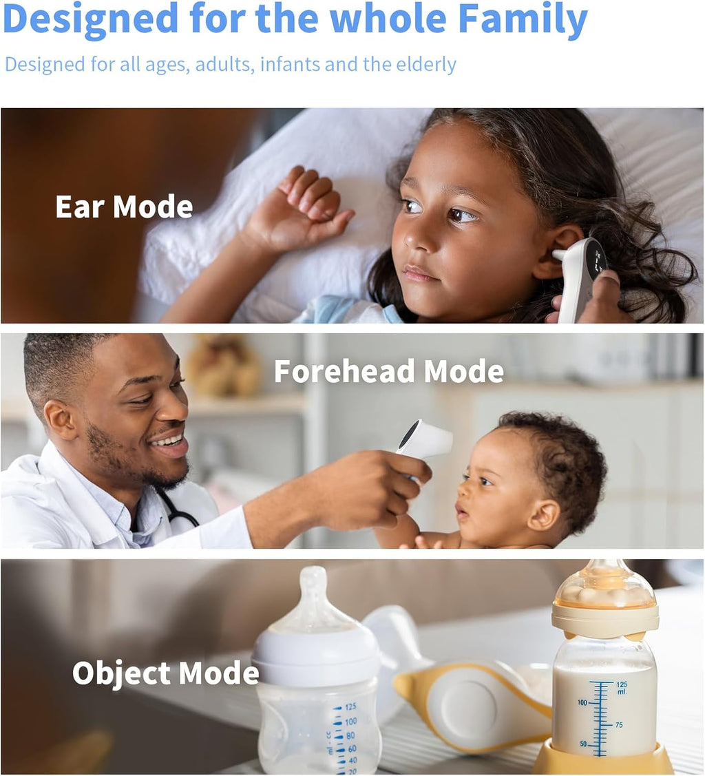 Boncare Ear and Forehead Thermometer for Adults and Kids
