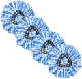 3 Pack Spin Mop Replacement Head Compatible with RinseClean 2-Tank System