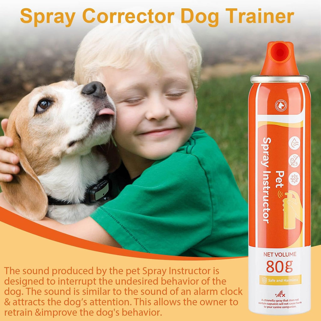 Dog Corrector Spray 80ml 2 Pack for Stops Unwanted Dog Behaviour | Spray Dog Trainer for Stops Barking, Place Avoidance, Attacks,Safe, Easy to Use, Safe, Humane & Effective