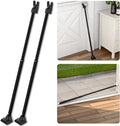 Securityman 2-in-1 Door Security Bar & Sliding Patio Door Security Bar - Constructed of High Grade Iron - Black