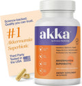 AKKA Akkermansia Probiotic, Liver Cleanse, Detox & Repair, Non-GMO, 60 Caps