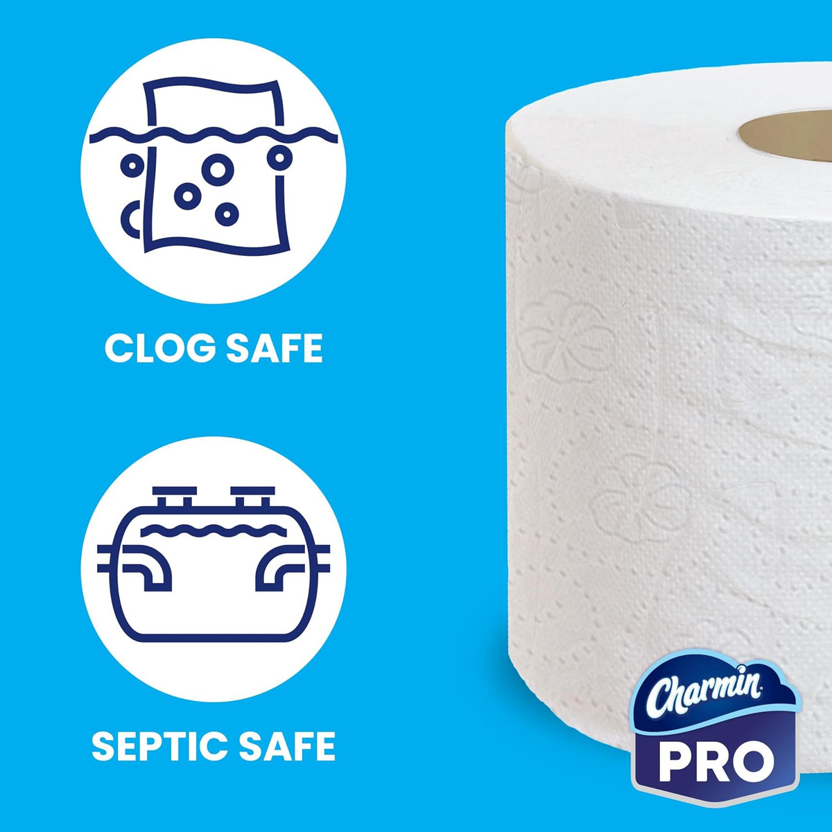 Charmin Professional Toilet Paper, Bulk 2-Ply Tissue (450 sheets, 75 count)