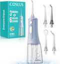 COSLUS ADA Accepted C51 Water Dental Flosser for Teeth, 3 Modes 6 Pressure