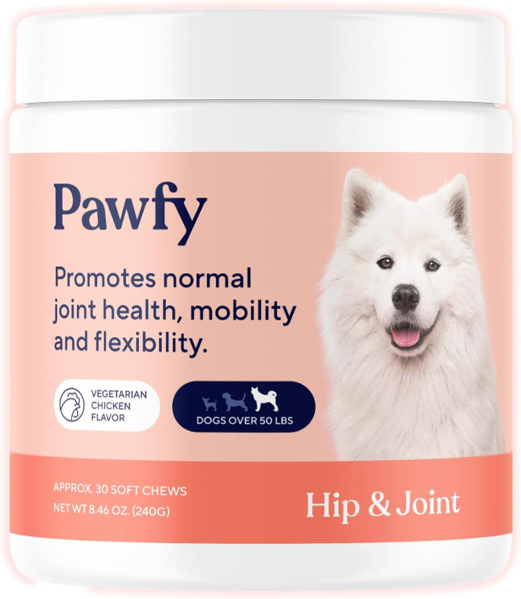 Pawfy Hip & Joint Supplement for Dogs - Glucosamine Chondroitin & MSM
