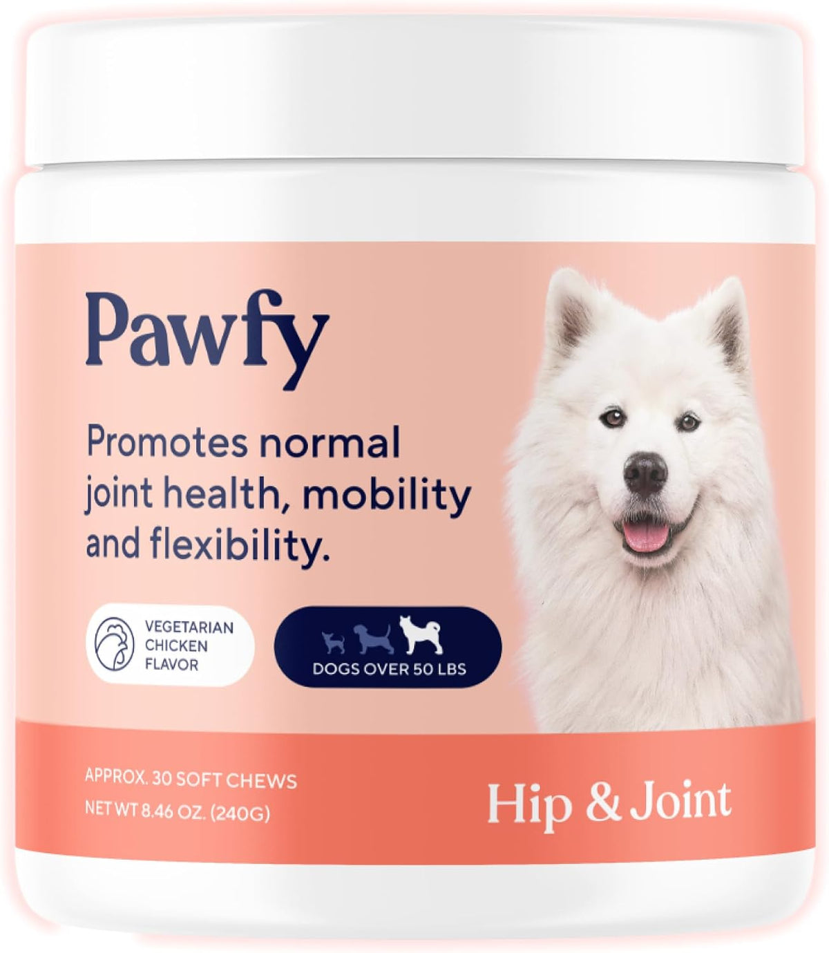 Pawfy Hip & Joint Supplement for Dogs - Glucosamine Chondroitin & MSM