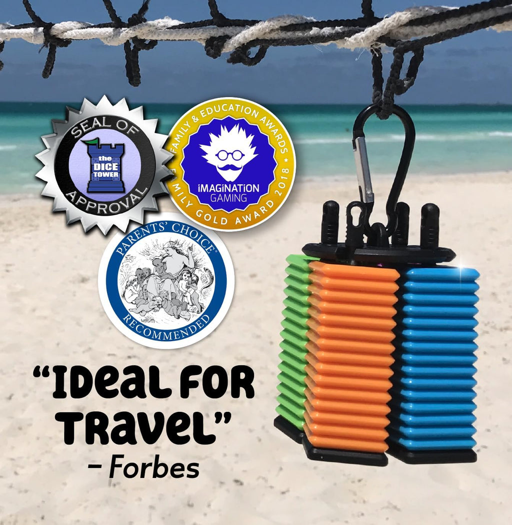 Big Potato Games OK Play Waterproof Travel Tile Game for Kids and Adults
