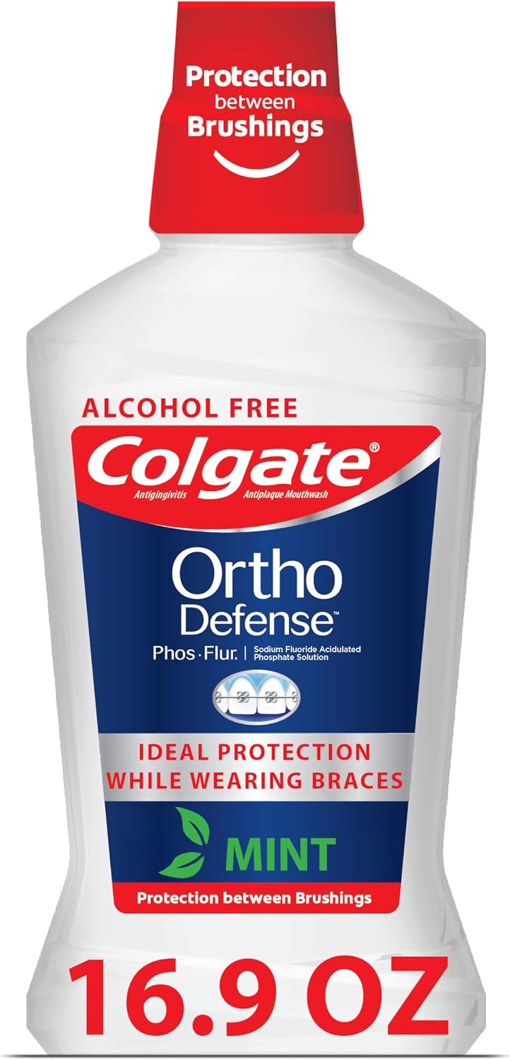 Colgate Peroxyl Antiseptic Mouth Sore Rinse, Alcohol Free, Mint, 16.9 fl oz