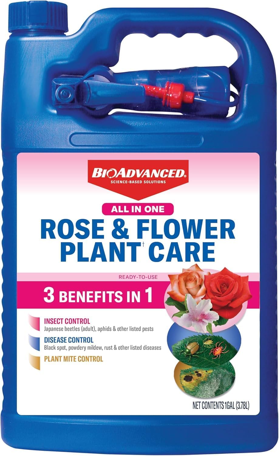 BioAdvanced All-in-One Rose and Flower Plant Care Spray - 24 fl oz Bottle