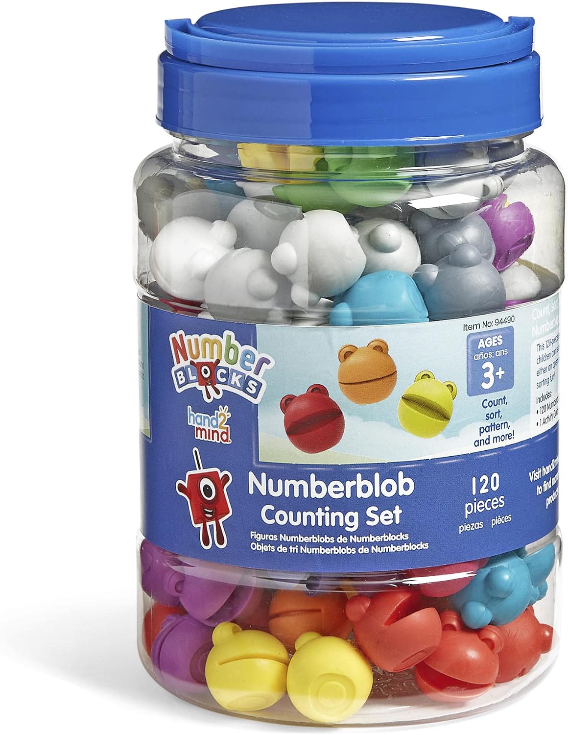 hand2mind Numberblocks Numberblob Counting Set, Ages 3+