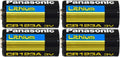 Panasonic CR123A Lithium 3V Photo Lithium Batteries (4 Pack)