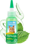TropiClean Fresh Breath Cat Toothbrush and Toothpaste Kit, Easy Dental Care