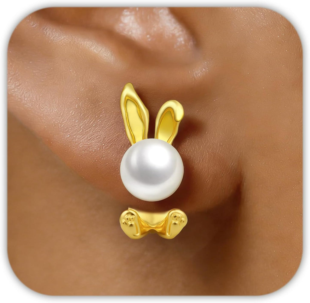 Trinckle Pearl Earrings for Women Drop Jewelry Bride Wedding Accessories