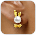 Trinckle Pearl Earrings for Women Drop Jewelry Bride Wedding Accessories