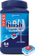 Finish Powerball Dishwasher Pods, Dishwasher Tablets Wrapper Free Formula, Unscented, 84 Count