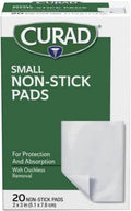 Curad Non-Stick Pads, 2 X 3 Inch(5.1 x 7.6 cm), 20 Count