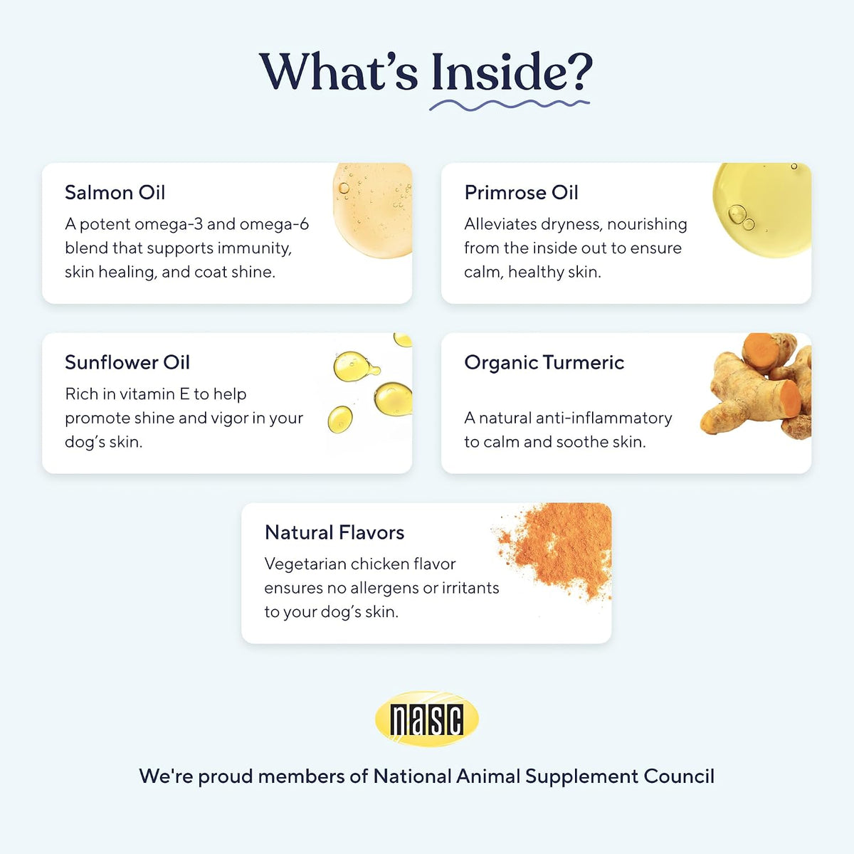 Pawfy Skin & Coat Salmon Oil Chews - Dog Itch Relief & Allergy Support