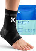 Koprez Ankle Compression Sleeve & Ankle Brace for Plantar Fasciitis Relief