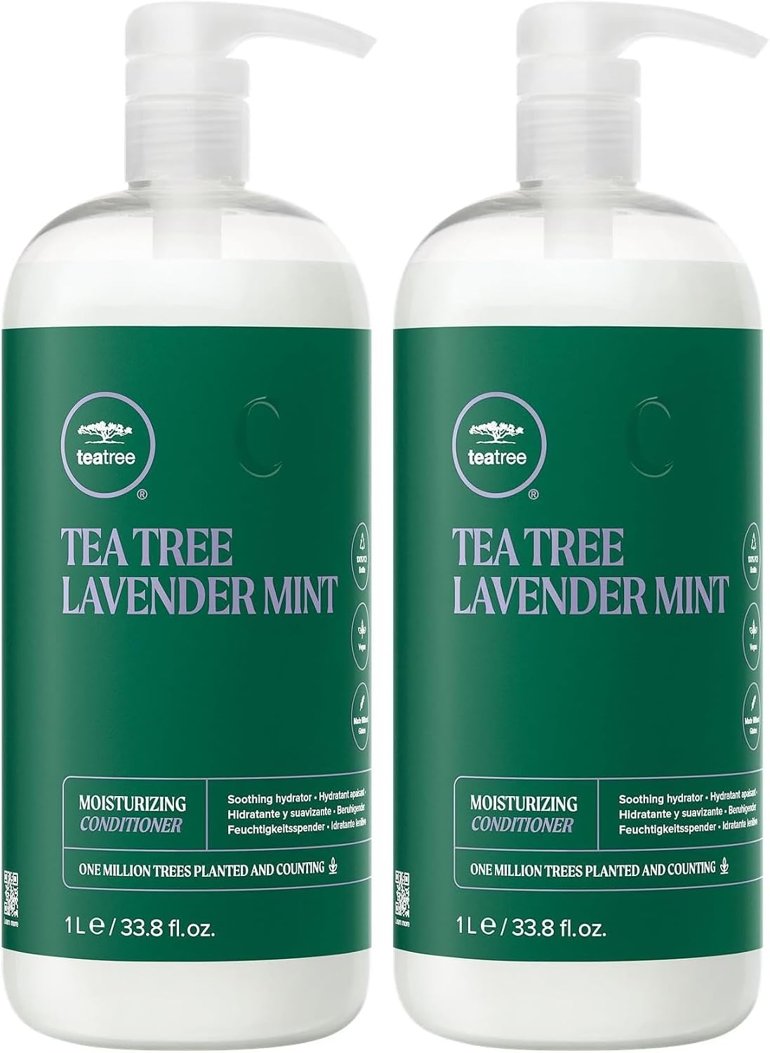 Tea Tree Lavender Mint Moisturizing Conditioner, Hydrates + Soothes, For Coarse + Dry Hair