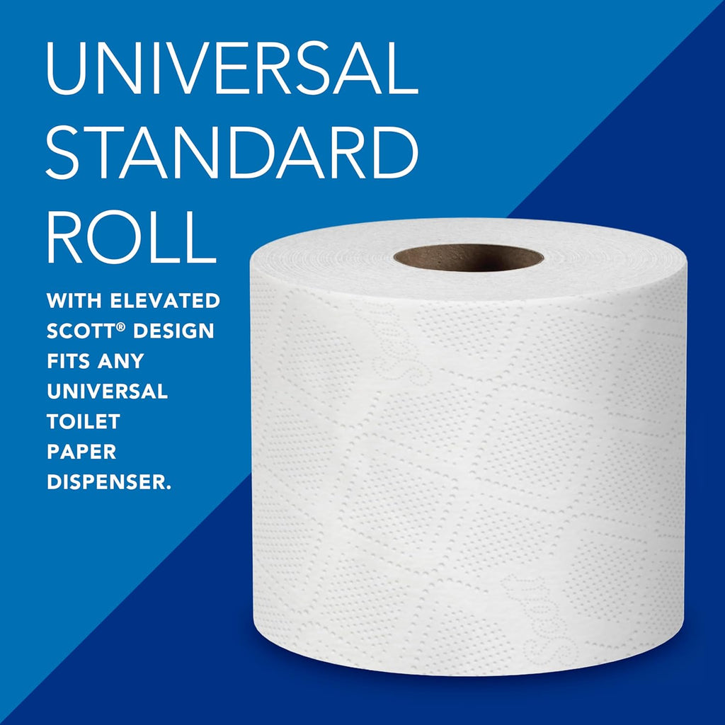 Scott Professional Standard Roll Toilet Paper, Bulk, 80 Rolls (13217)