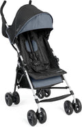 Ingenuity 3D Mini Convenience Stroller – Lightweight Stroller with Compact Fold, Multi-Position Recline, Canopy with Pop Out Sun Visor and More – Umbrella Stroller for Travel and More, Gray