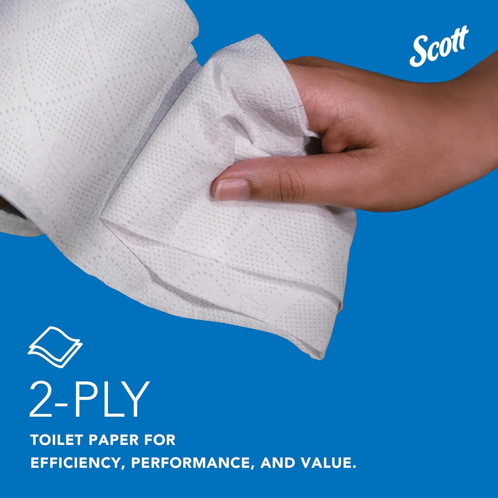 Scott Professional Standard Roll Toilet Paper, Bulk, 80 Rolls (13217)