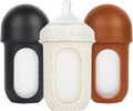 Boon Nursh Silicone Baby Bottles - Speckle - 8 Oz - 3 Count