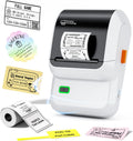 Ponek Label Maker Machine with Tape, 2 Inch Bluetooth Label Printer, Black
