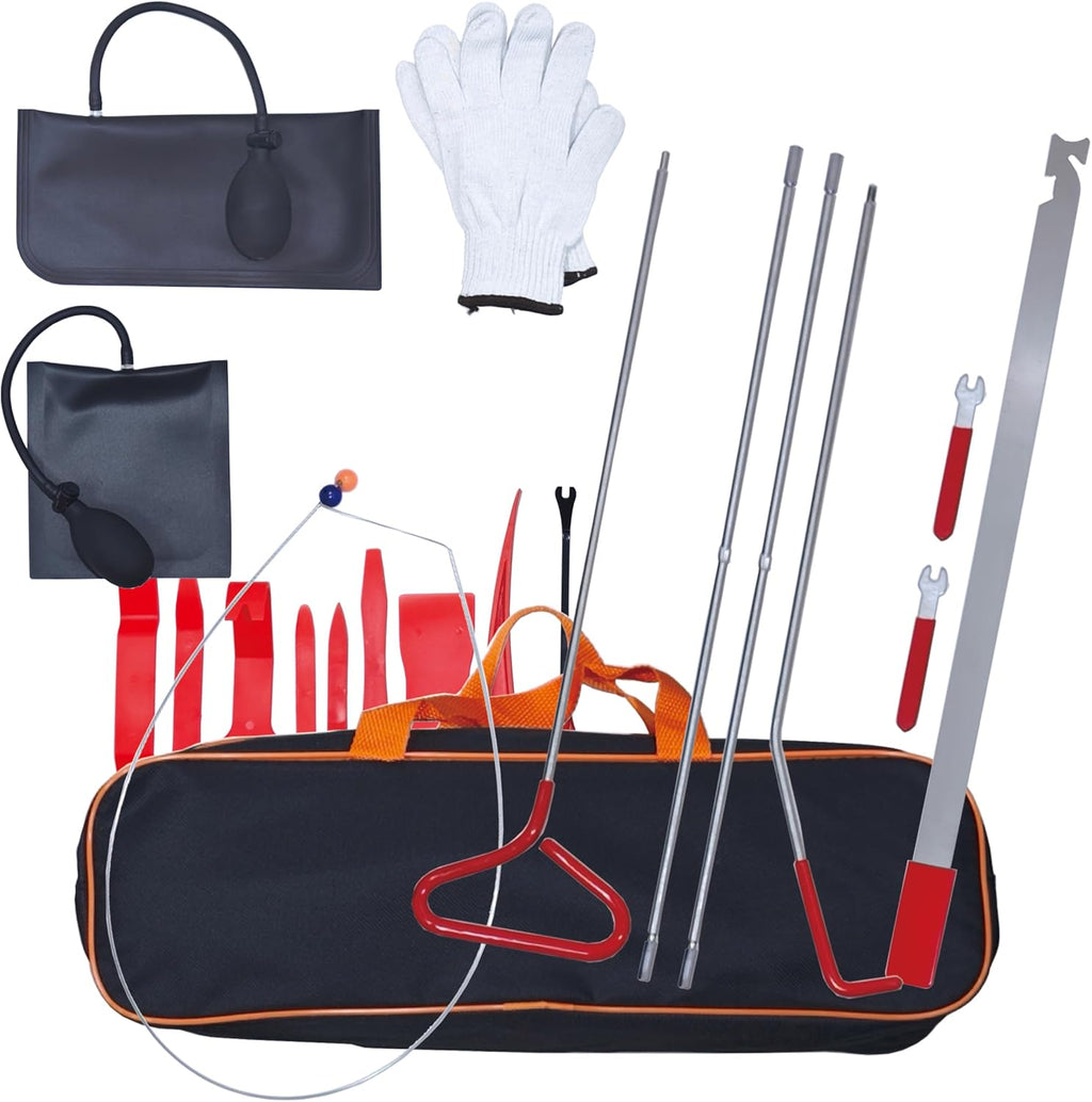 SINKHANUN Multifunctional Car Tool Kit, 18 PCS with Carrying Bag