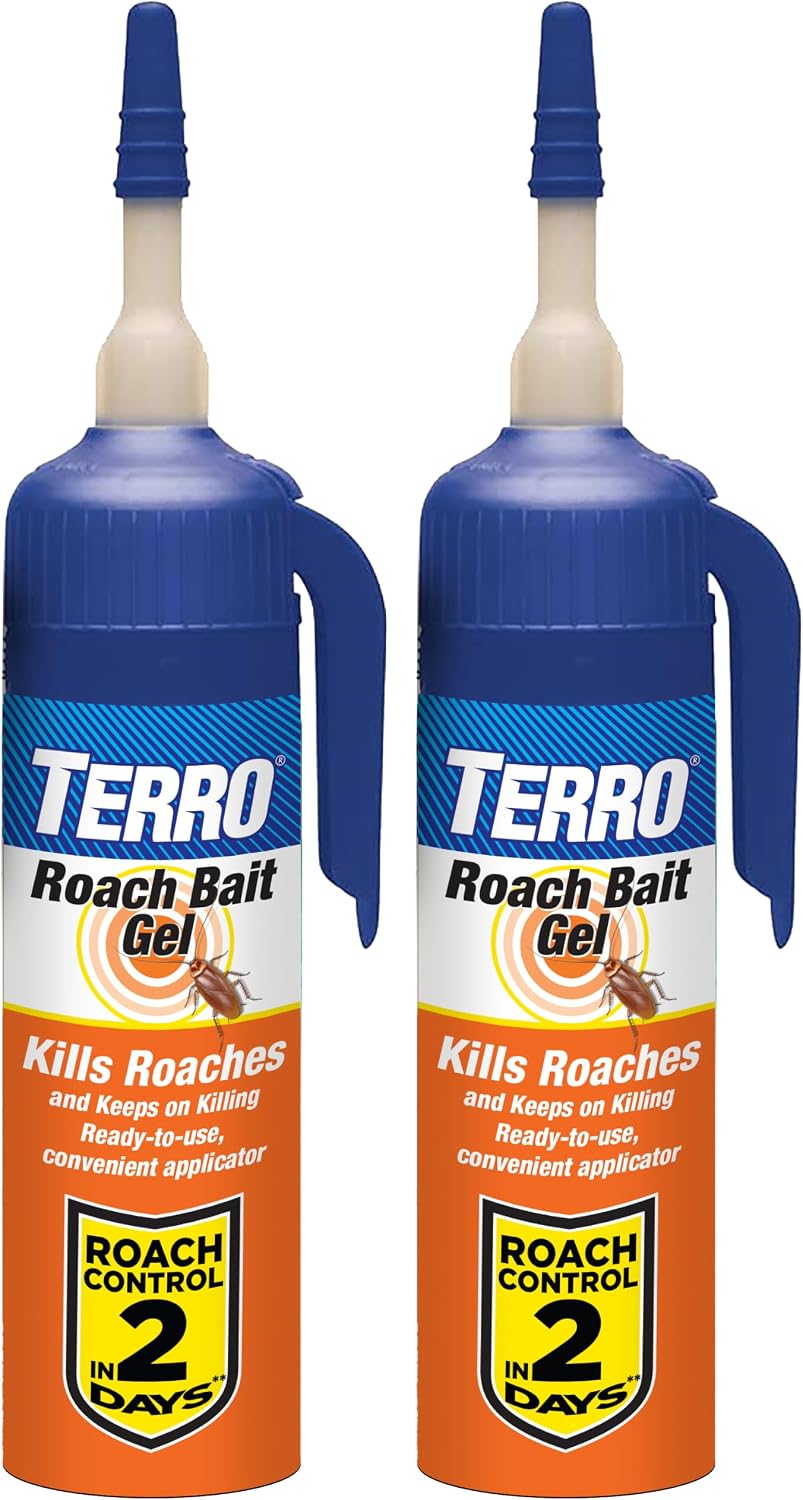 TERRO Cockroach Gel Bait Killer, 84g of Bait, Fast-Acting Roach Killer