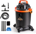 Armor All® AA155 1.5-Gallon 2 Peak HP Portable Wet/Dry Vacuum, Orange