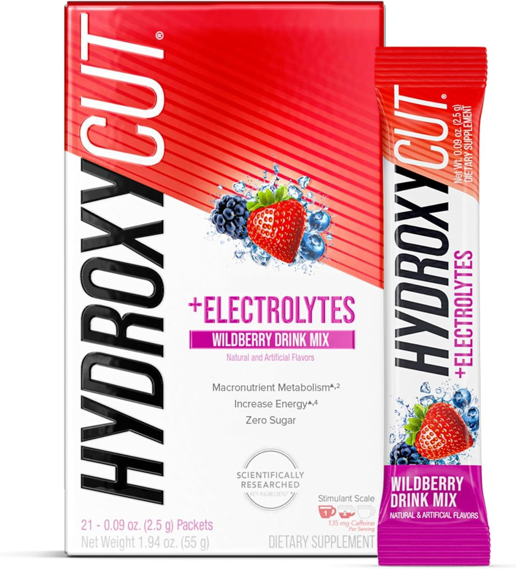 Hydroxycut Drink Mix, Advanced Result, Wildberry Blast, 21 Stick Packs