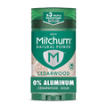 Mitchum Men’s Natural Power Deodorant Solid, Cedarwood, 2.7 oz