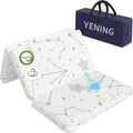 YENING Trifold Pack and Play Mattress Pad Foldable 38x26 Breathable