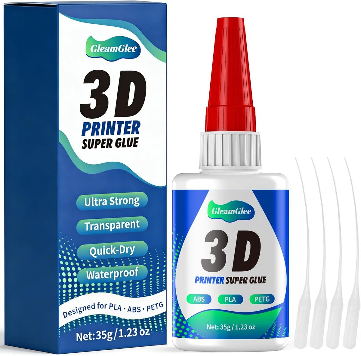 Leather Glue 1.23 oz, Ultra Strong Waterproof Flexible Clear Adhesive