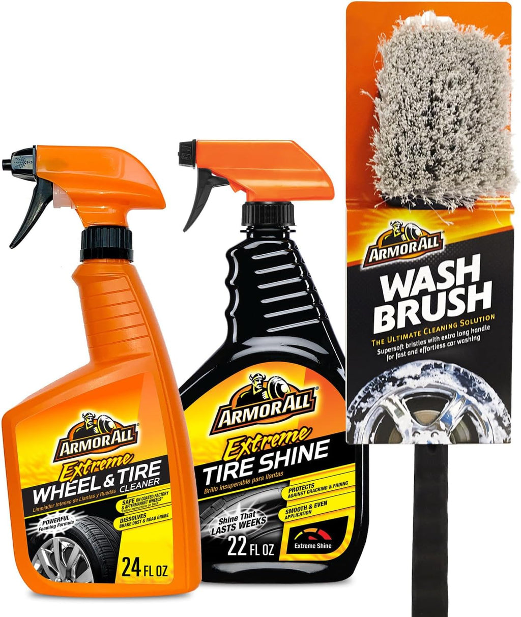 Armor All Tire Shine Spray, Even Shine, Minimal Overspray, 2 Count