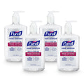 Purell Prime Defense Hand Sanitizer Gel Pump Bottle 4ct x 12oz, 3699-06-EC2