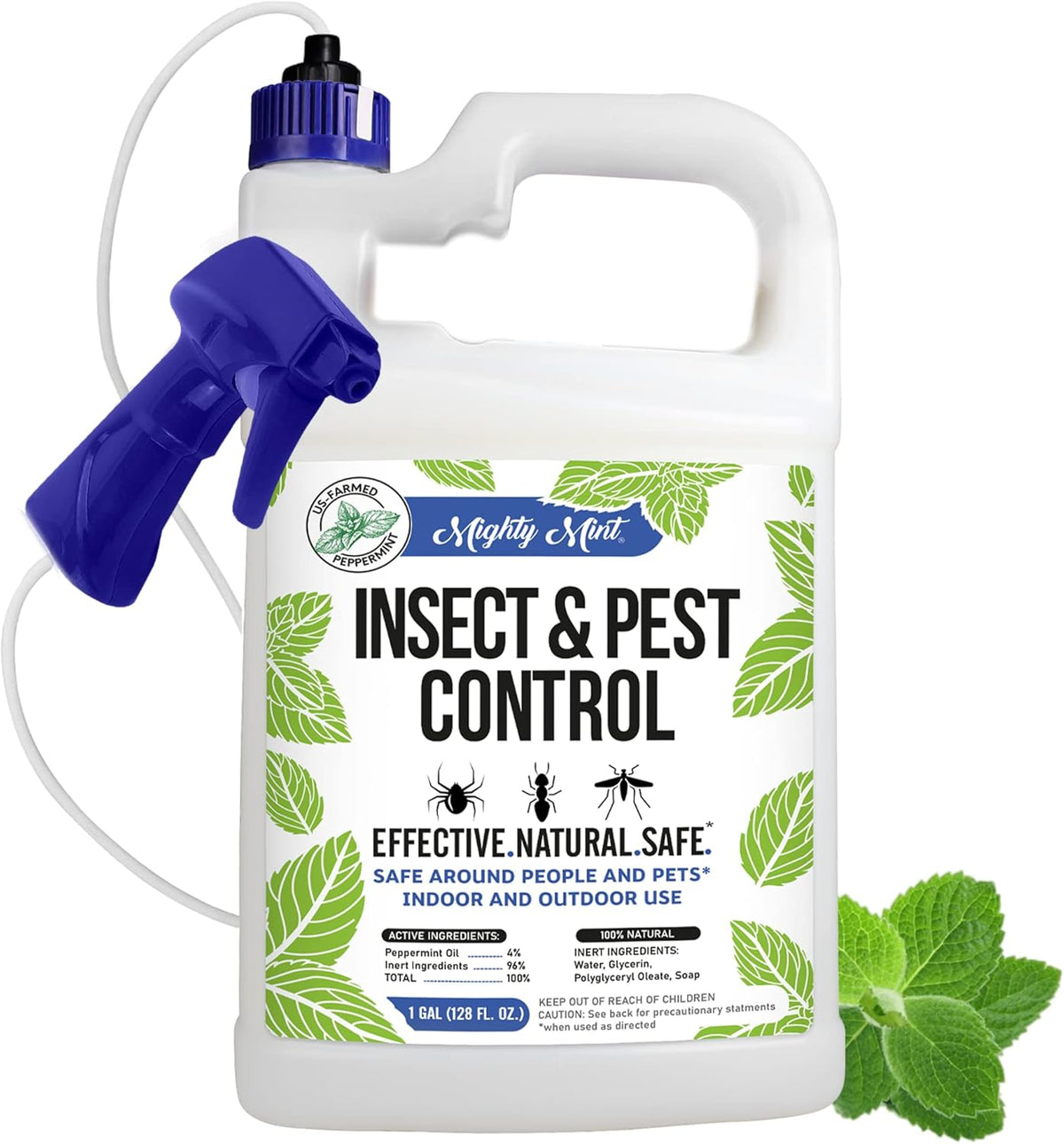 Mighty Mint Peppermint Oil Insect Repellent Spray, 16 oz