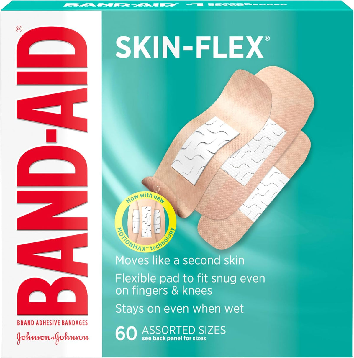 BAND-AID Brand Skin-Flex Adhesive Bandages, Extra Large, 7 Count