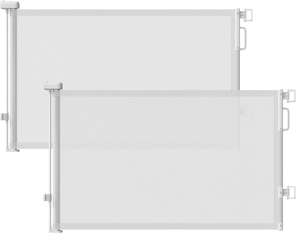 Retractable Baby Gate for Stairs & Doorways, Dog Gate Indoor Outdoor