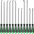 FTIHTRY 12-Piece Pick and Hook Tools Set, Pick Tool Set Car Auto Oil Seal/O-Ring Seal Gasket Pick Hooks Puller Remove, Long and Mini Pick Tool Set