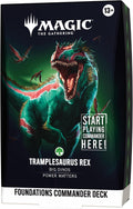 Magic: The Gathering Foundations Commander Deck - Tramplesaurus Rex | 100-Card Deck + Accessories