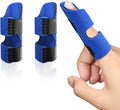 Finger Splint, Universal Trigger Finger Brace for Broken/Arthritis Pain and Sprain Relief, Splints for Middle, Index, Ring (2 Pack,Black)